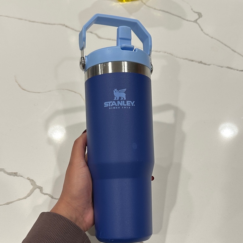 Stanley Classic Blue Travel Mug with Handle